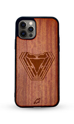 Buy Iron Man Infinity Arc Reactor - Dark Shade Wooden Phone Case for iPhone 12 Pro Phone Cases & Covers Online