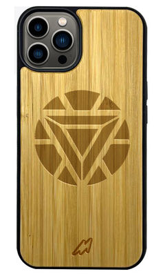 Buy Arc Reactor Mark I - Light Shade Wooden Phone Case for iPhone 13 Pro Max Phone Cases & Covers Online