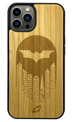 Buy Bat Signal - Light Shade Wooden Phone Case for iPhone 13 Pro Max Phone Cases & Covers Online
