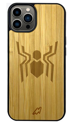 Buy Far From Home Spider - Light Shade Wooden Phone Case for iPhone 13 Pro Max Phone Cases & Covers Online