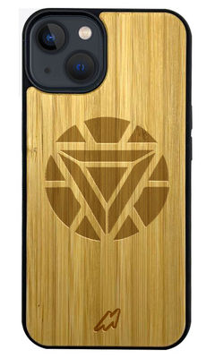 Buy Arc Reactor Mark I - Light Shade Wooden Phone Case for iPhone 13 Mini Phone Cases & Covers Online