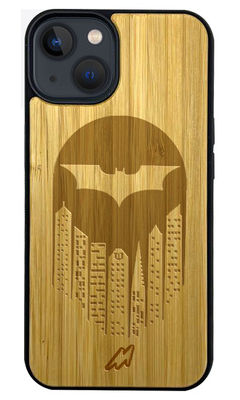 Buy Bat Signal - Light Shade Wooden Phone Case for iPhone 13 Mini Phone Cases & Covers Online