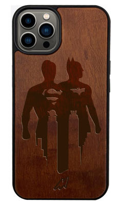 Buy Dawn Of Justice - Dark Shade Wooden Phone Case for iPhone 13 Pro Phone Cases & Covers Online