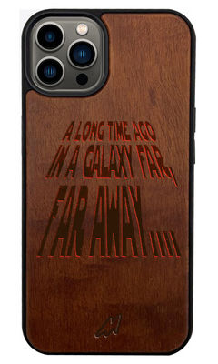 Buy In A Galaxy Far Away - Dark Shade Wooden Phone Case for iPhone 13 Pro Phone Cases & Covers Online