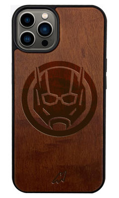 Buy Logo Antman - Dark Shade Wooden Phone Case for iPhone 13 Pro Phone Cases & Covers Online