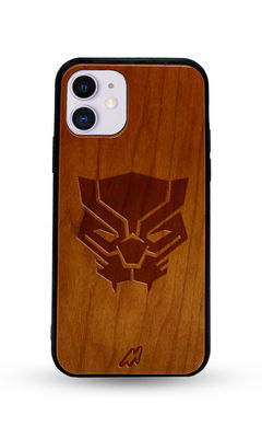 Buy Black Panther Logo - Light Shade Wooden Phone Case for iPhone 11 Phone Cases & Covers Online