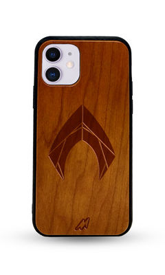 Buy Logo Aquaman - Light Shade Wooden Phone Case for iPhone 11 Phone Cases & Covers Online