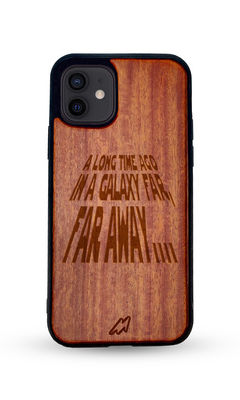 Buy In A Galaxy Far Away - Dark Shade Wooden Phone Case for iPhone 12 Phone Cases & Covers Online