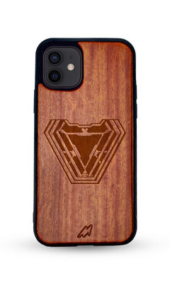 Buy Iron Man Infinity Arc Reactor - Dark Shade Wooden Phone Case for iPhone 12 Phone Cases & Covers Online