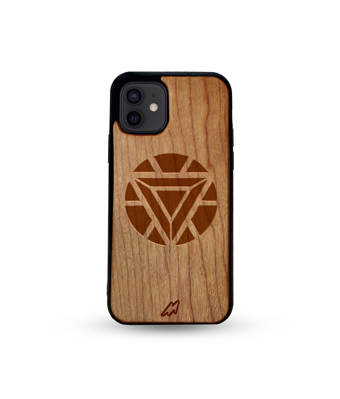 Buy Arc Reactor Mark I Light Shade Wooden Case for iPhone 12 Online