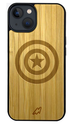 Buy American Shield - Light Shade Wooden Phone Case for iPhone 13 Phone Cases & Covers Online