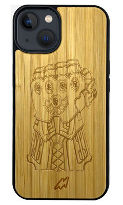 Buy Infinity Gauntlet - Light Shade Wooden Phone Case for iPhone 13 Phone Cases & Covers Online