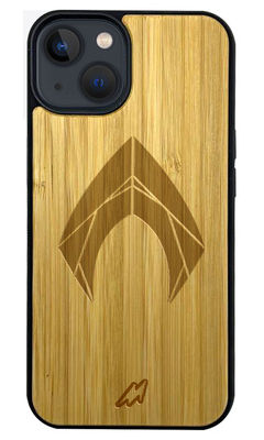 Buy Logo Aquaman - Light Shade Wooden Phone Case for iPhone 13 Phone Cases & Covers Online